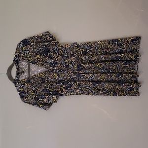 Floral short sleeve dress